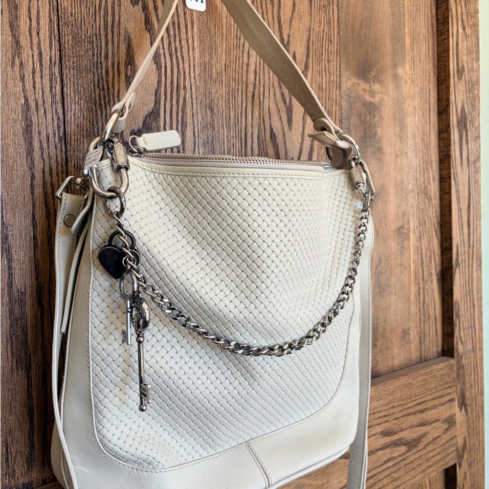 🩶 Free People🩶 Silver Cross Padlock Charm for purse chain - Picture 4 of 4